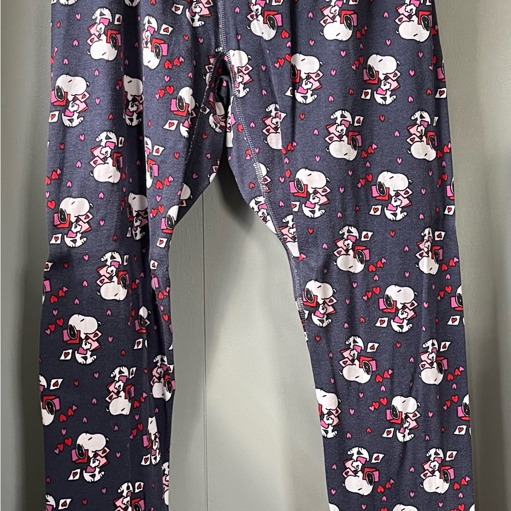 Snoopy Patterned Pajama Pants